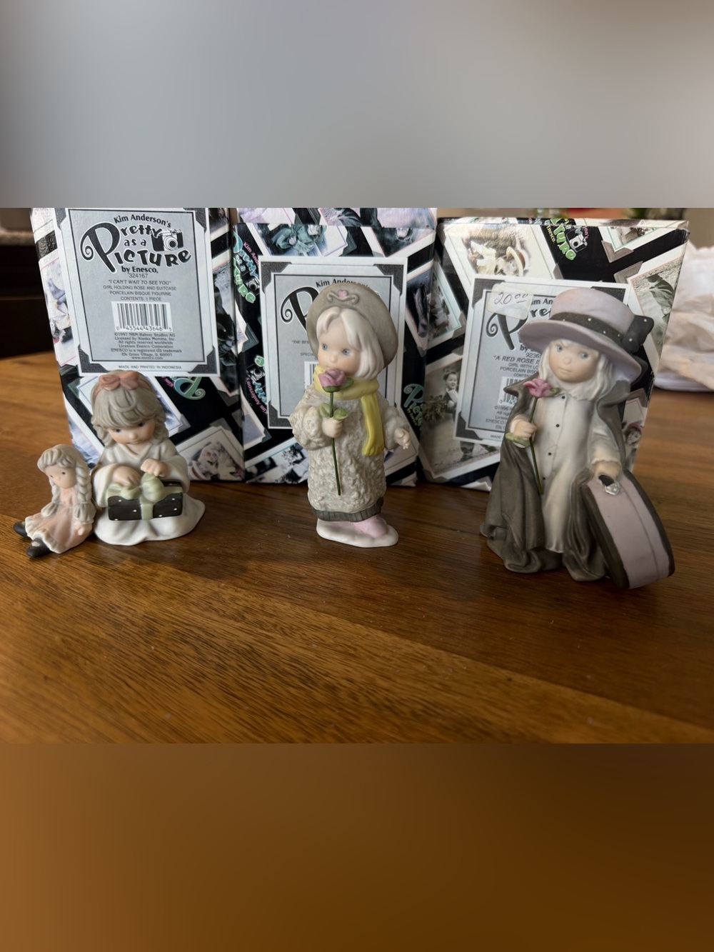 Lot bundle of 3- Kim Anderson’s - Pretty as a Picture- porcelain figurines